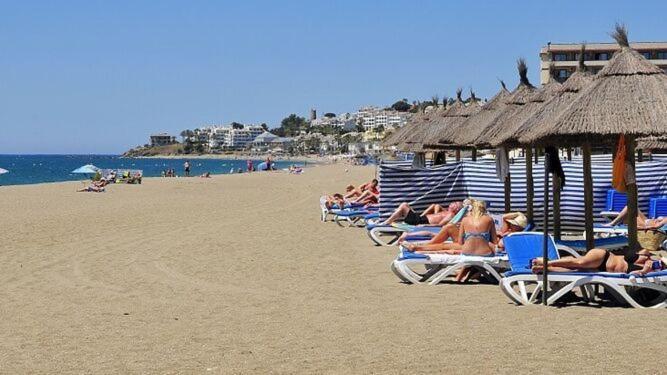Precioso Apartamento Junto A Playa Y Con Piscina. Apartment Malaga Bagian luar foto